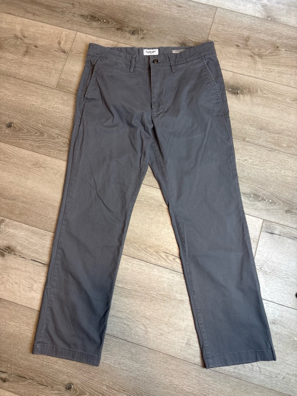 Men's Gray Chino Pants